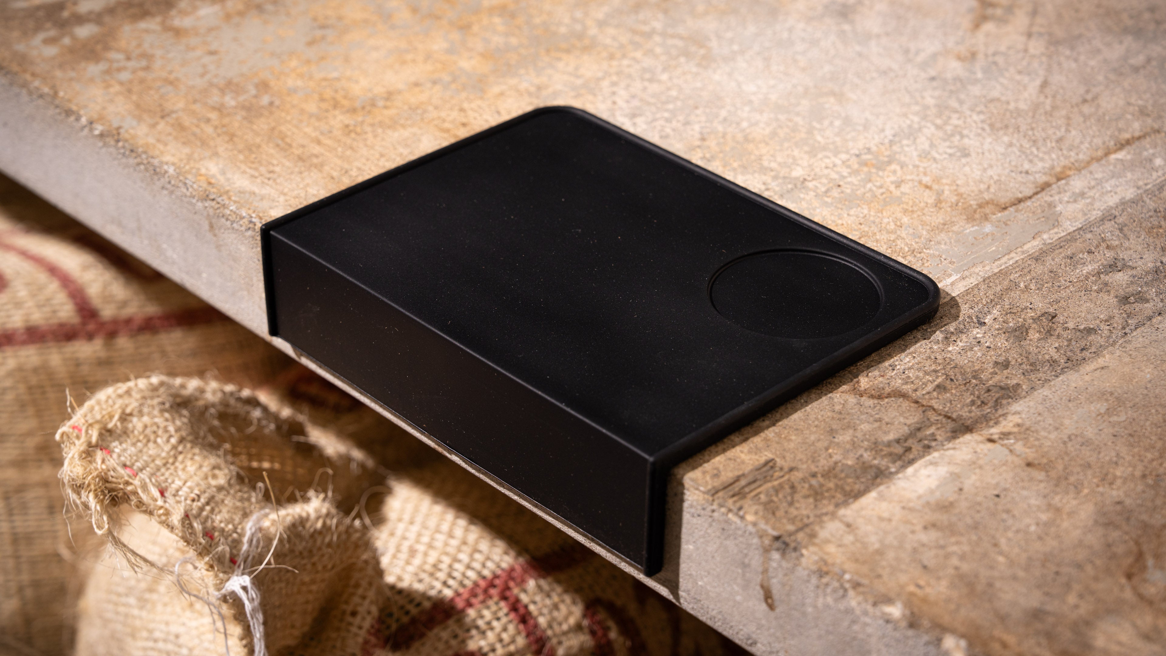 Joe Frex Tampermatte mit Board Nahaufnahme
