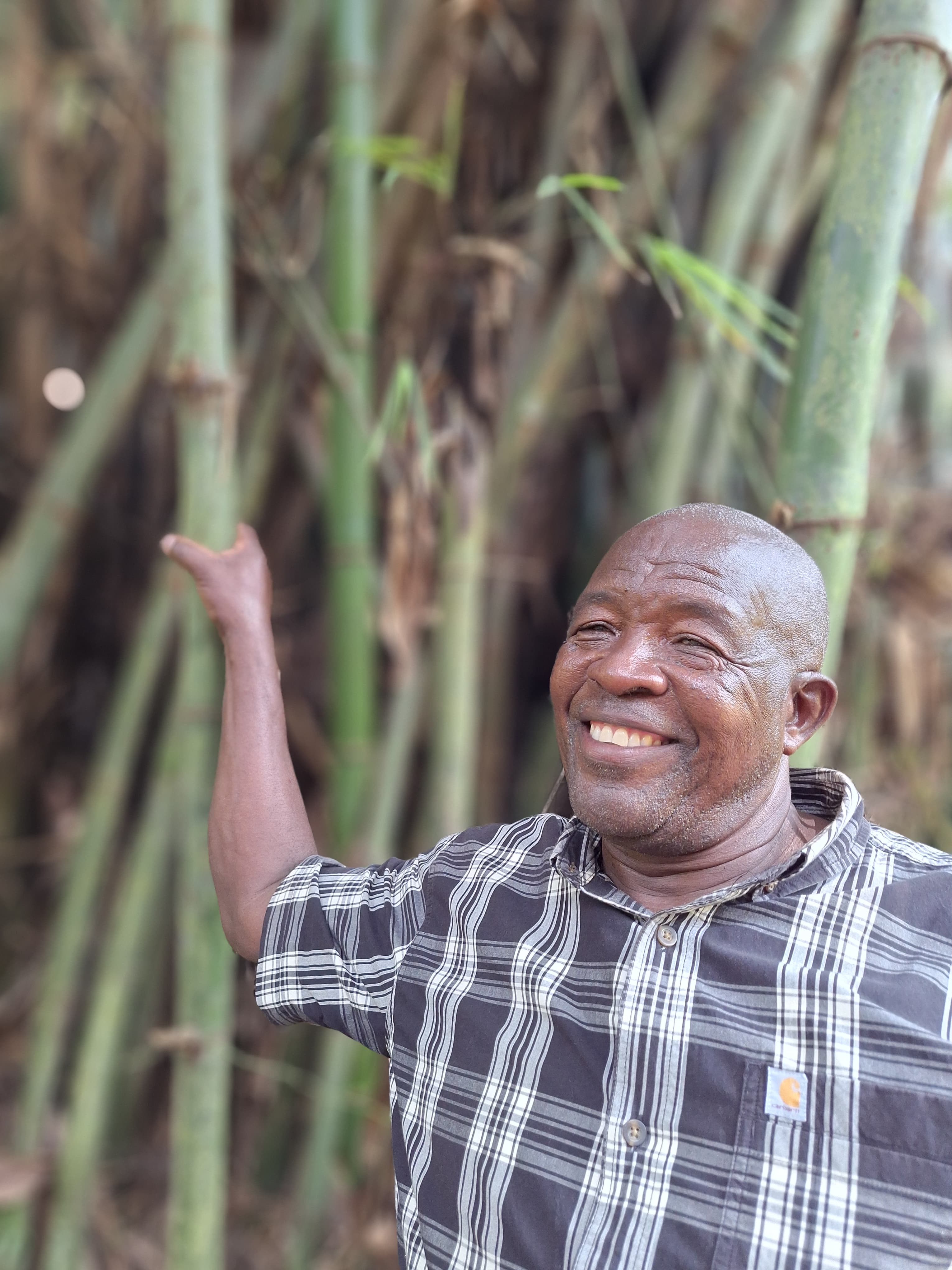 Sam Karibwende - Präsident Bwindi Kooperative