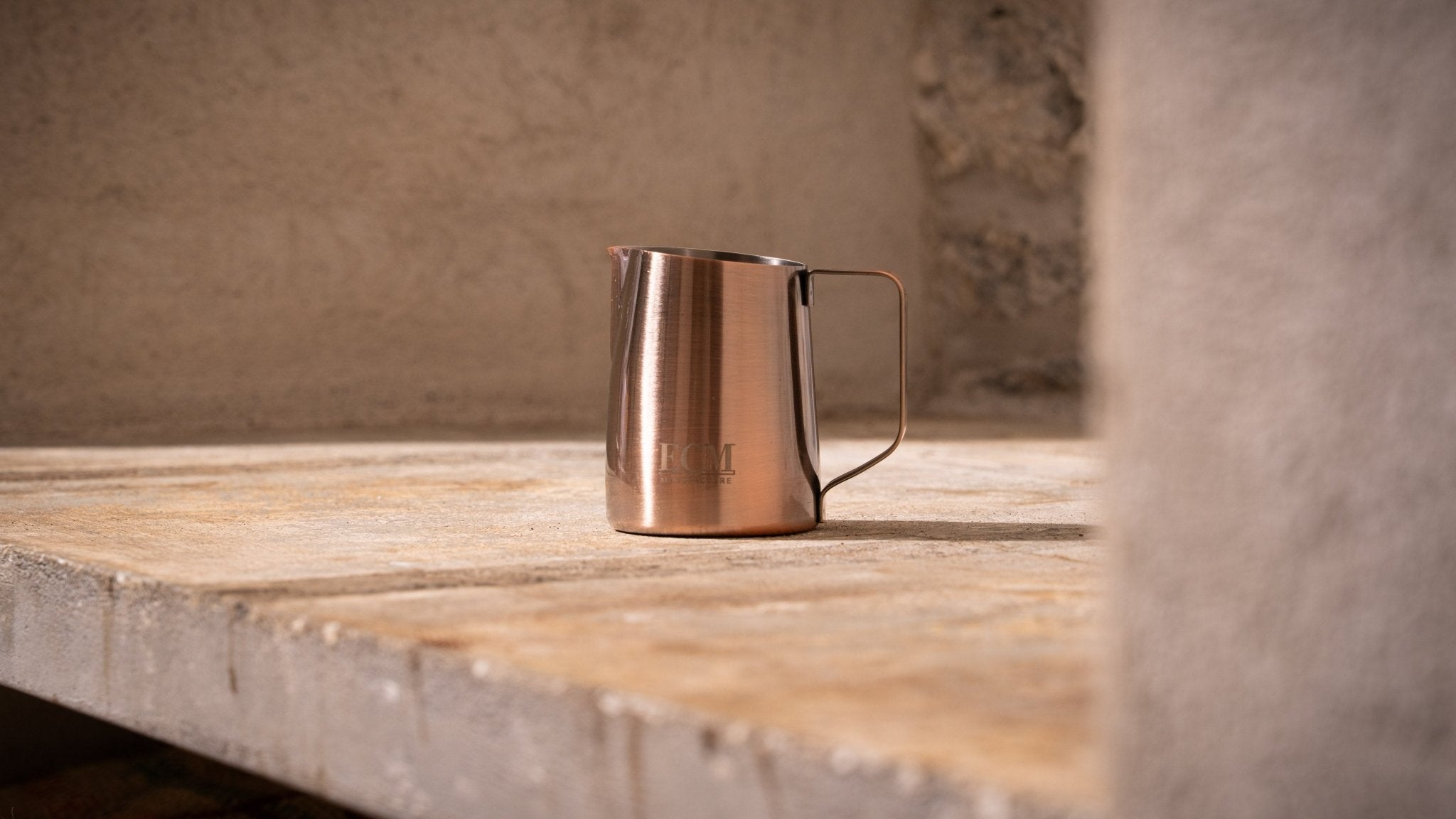 ECM Edelstahl Milchkanne - Quintacoira Coffee Shop