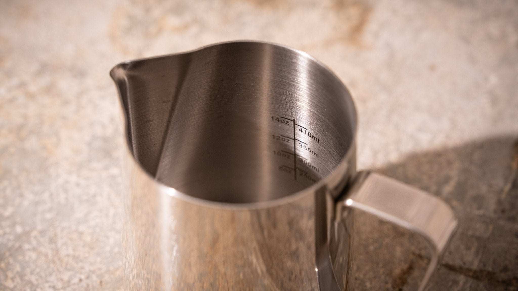 Rhino Pro Milchkanne chrome - Quintacoira Coffee Shop
