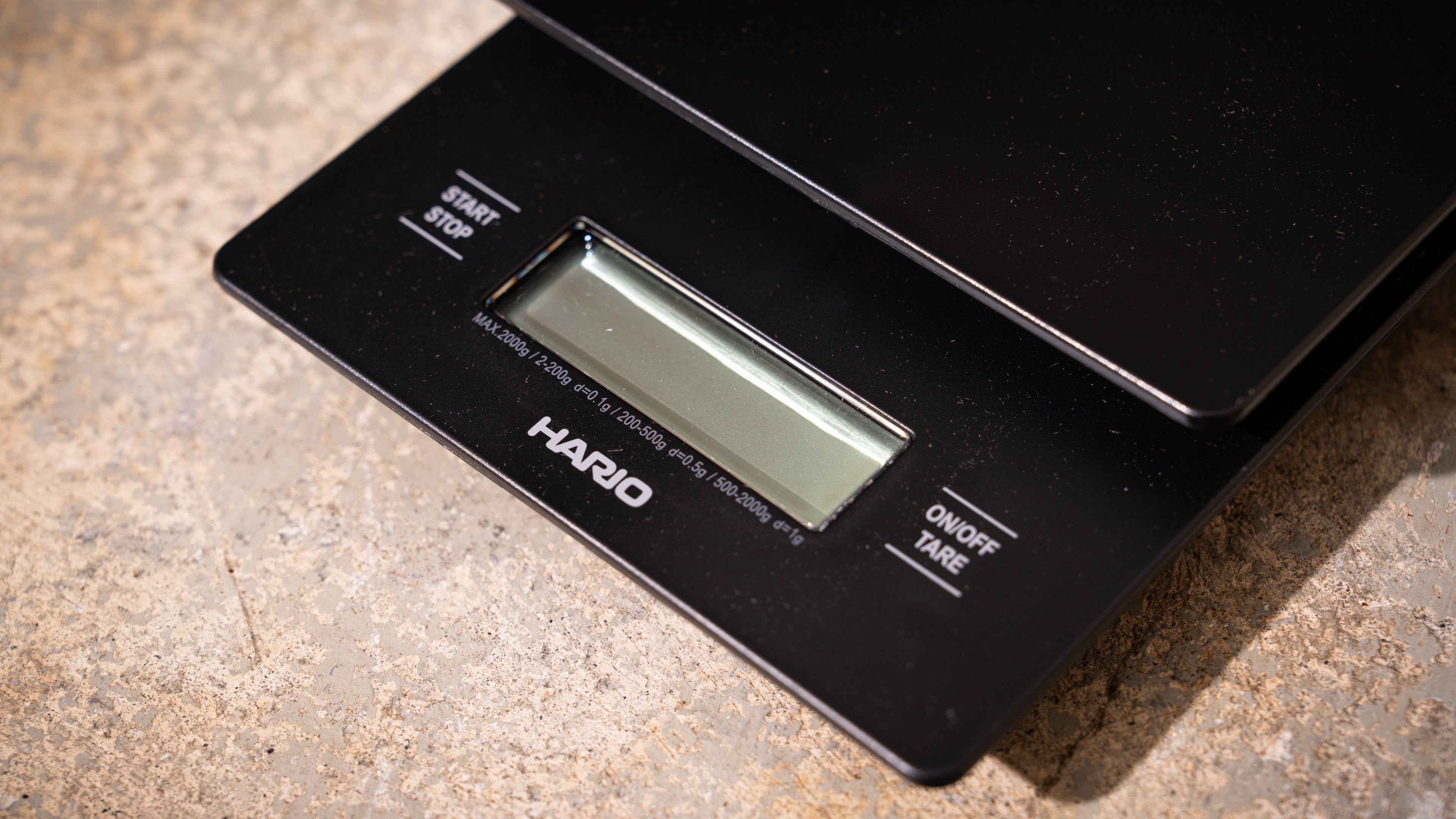 Nahaufnahme Hario V60 Drip Scale