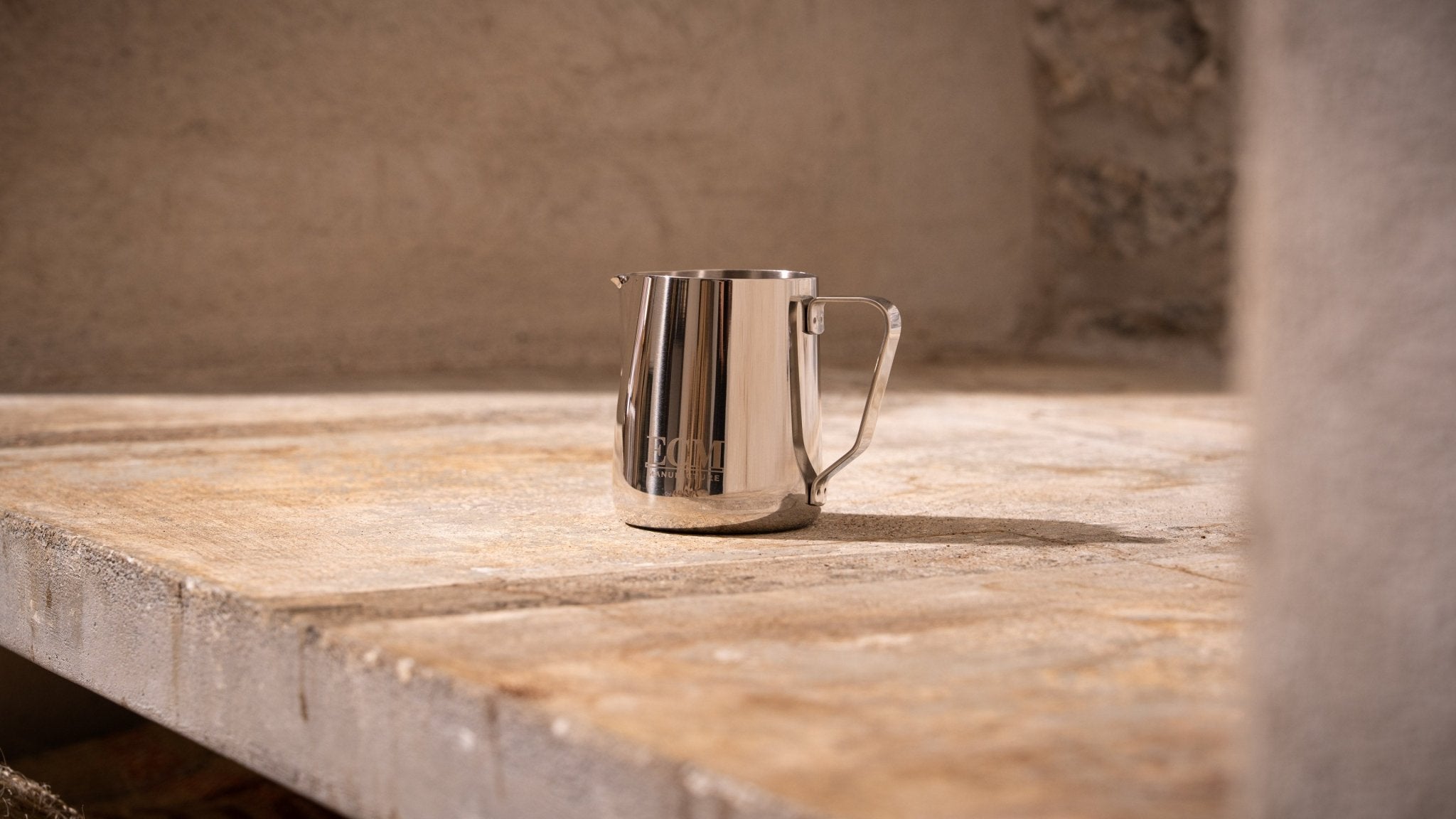 ECM Edelstahl Milchkanne - Quintacoira Coffee Shop